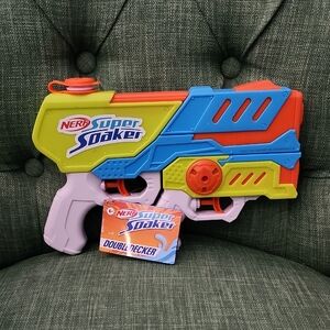 NERF Super Soaker Double Decker Water Blaster - Multicolor
